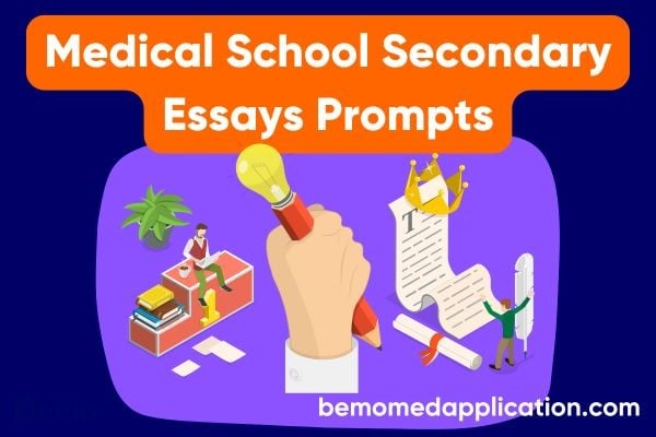 medical school secondary essays list