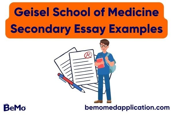 Geisel School of Medicine Secondary Essay Examples