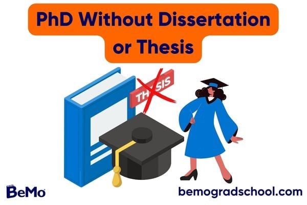 PhD Without Dissertation or Thesis